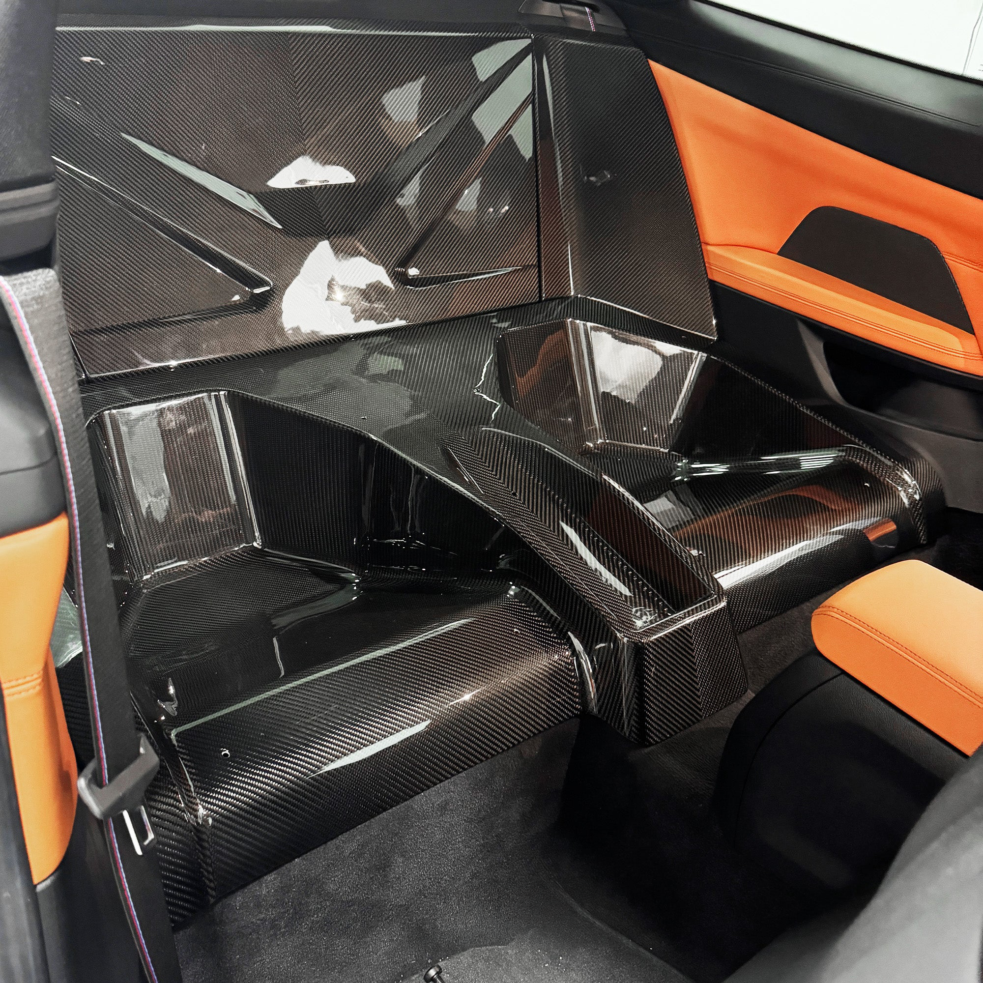 BMW Pre-Preg Carbon Fiber Rear Seat Replacement Delete for G82 M4