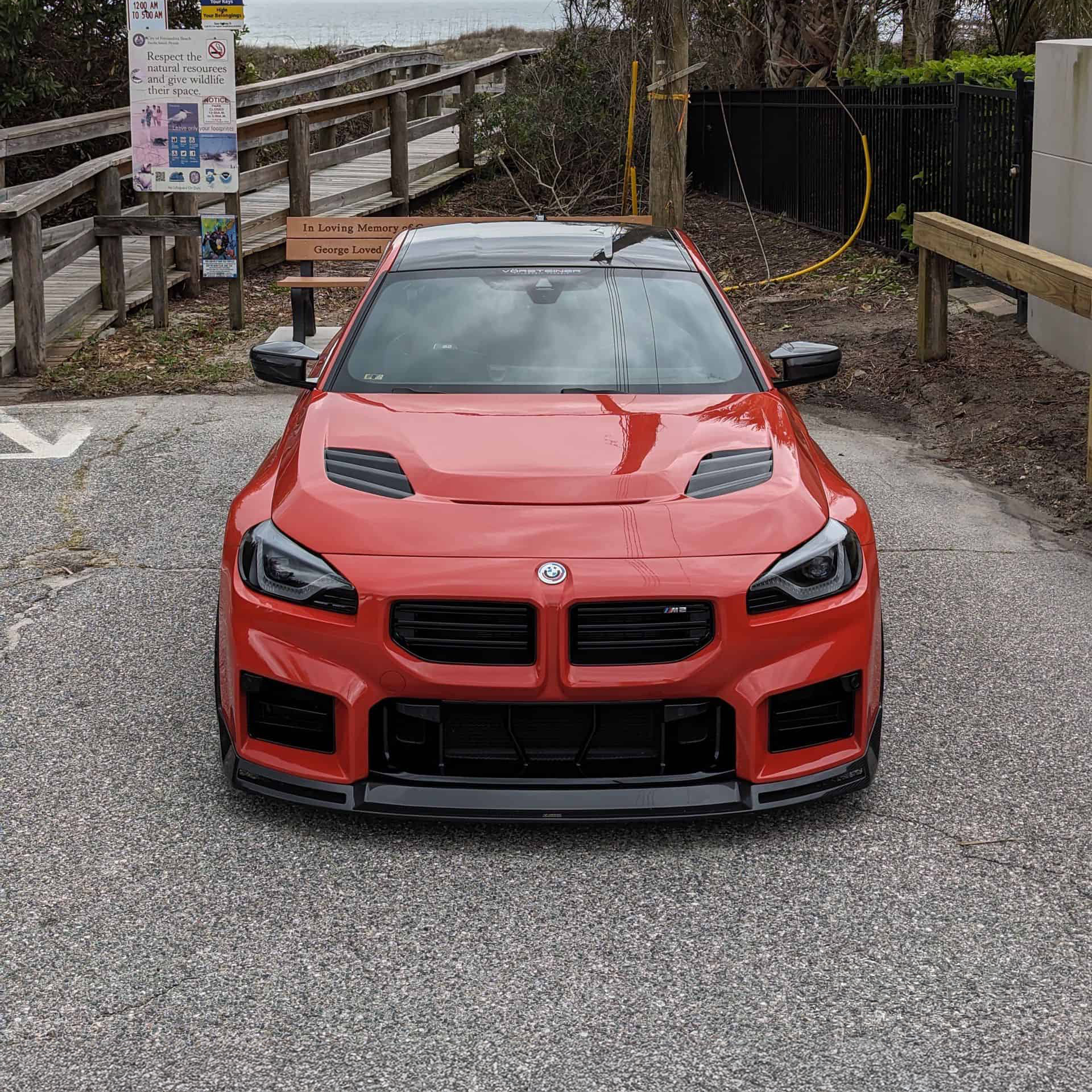BMW Pre-Preg Carbon Fiber Vorsteiner Style Front Splitter for G87 M2