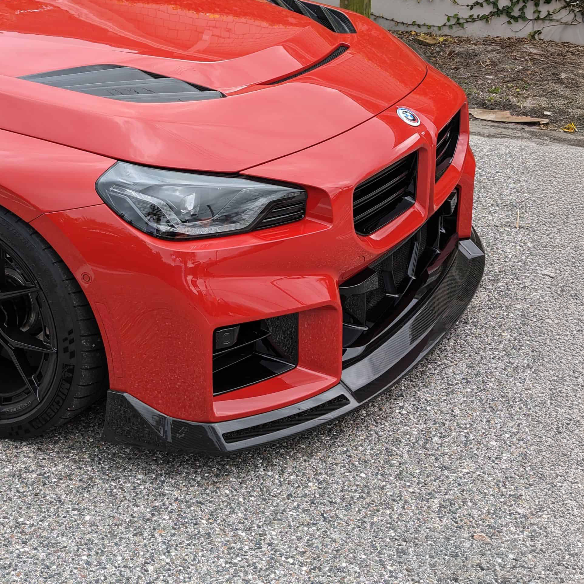 BMW Pre-Preg Carbon Fiber Vorsteiner Style Front Splitter for G87 M2
