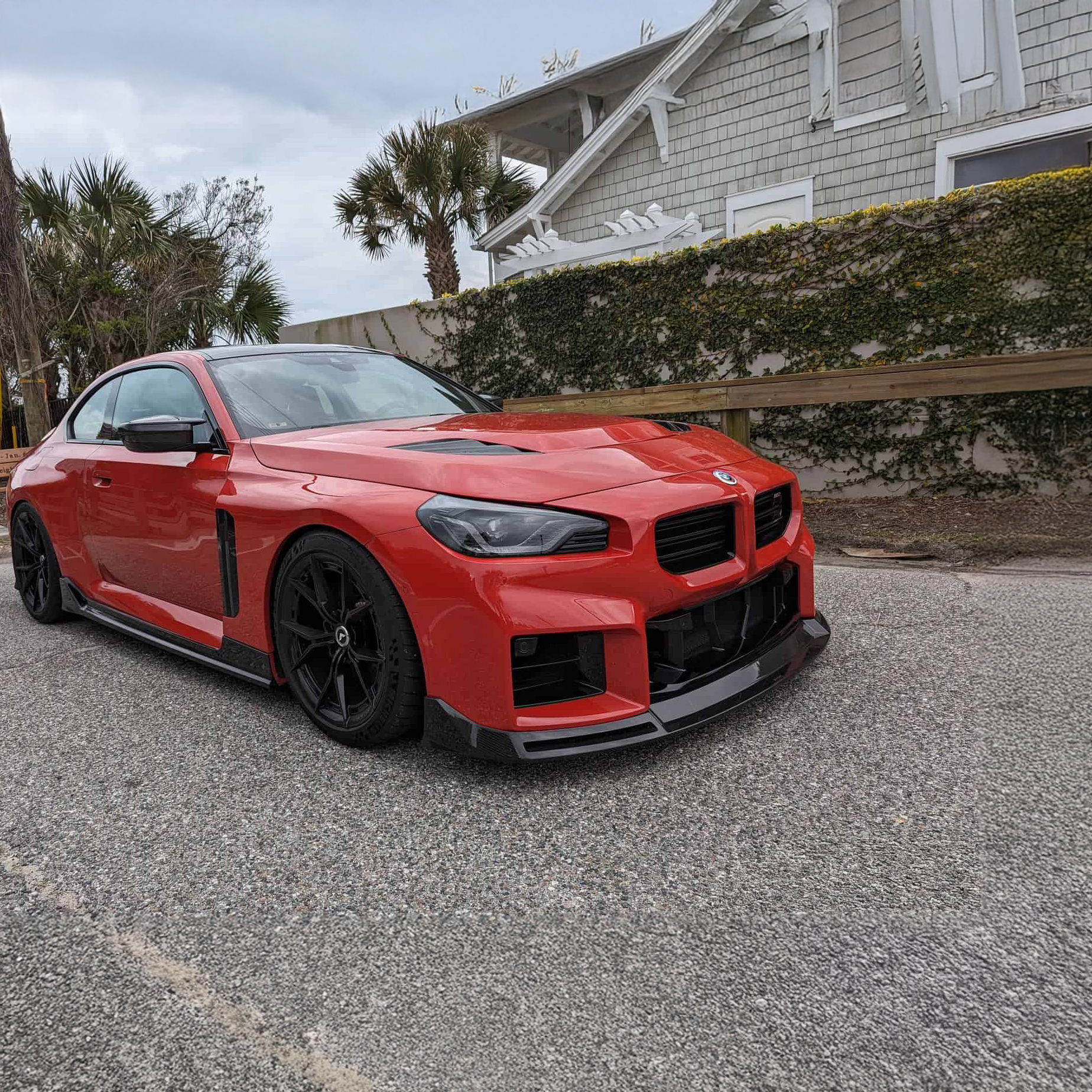 BMW Pre-Preg Carbon Fiber Vorsteiner Style Front Splitter for G87 M2