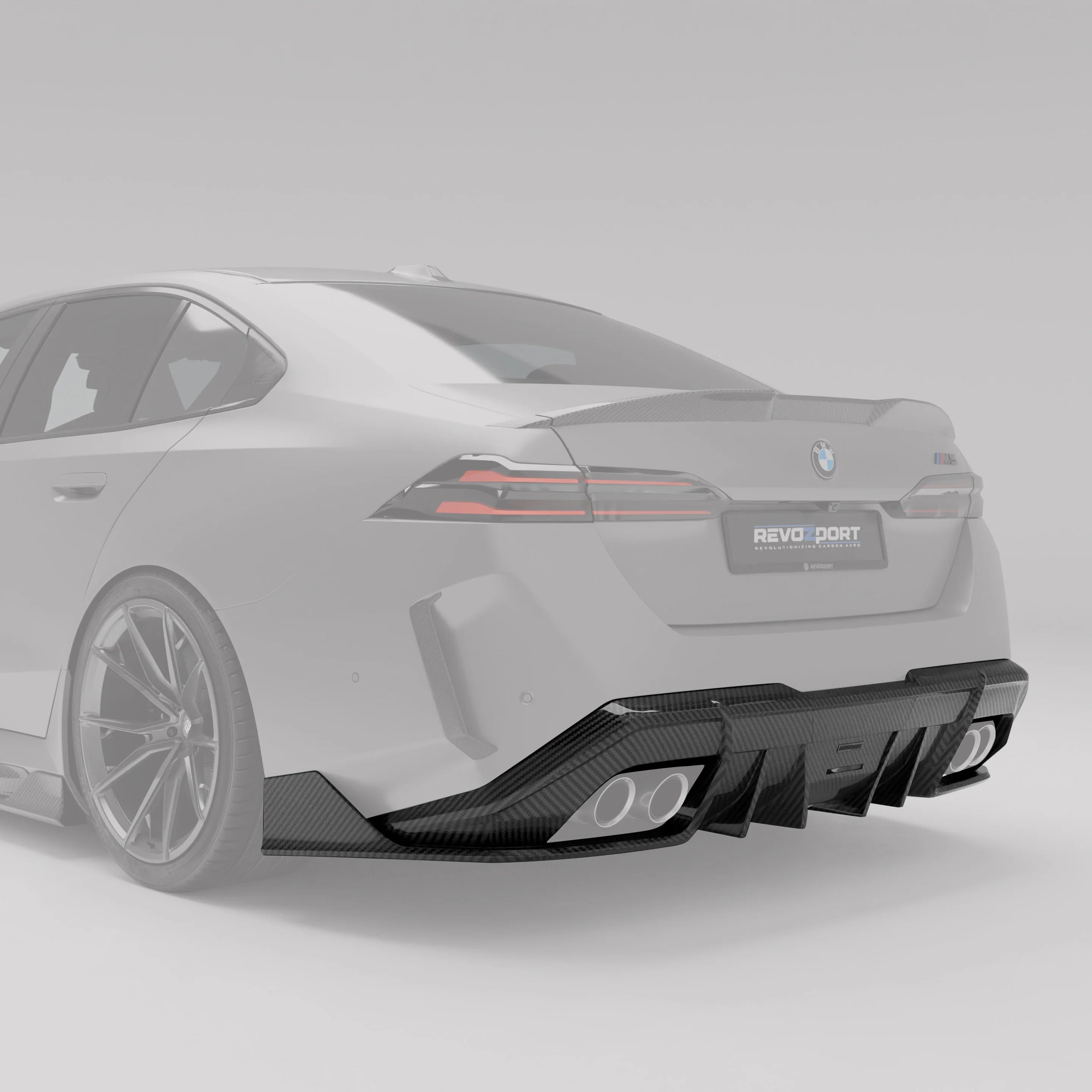 BMW RZ-S Pre-Preg Carbon Fiber Rear Diffuser for G90/G99 M5