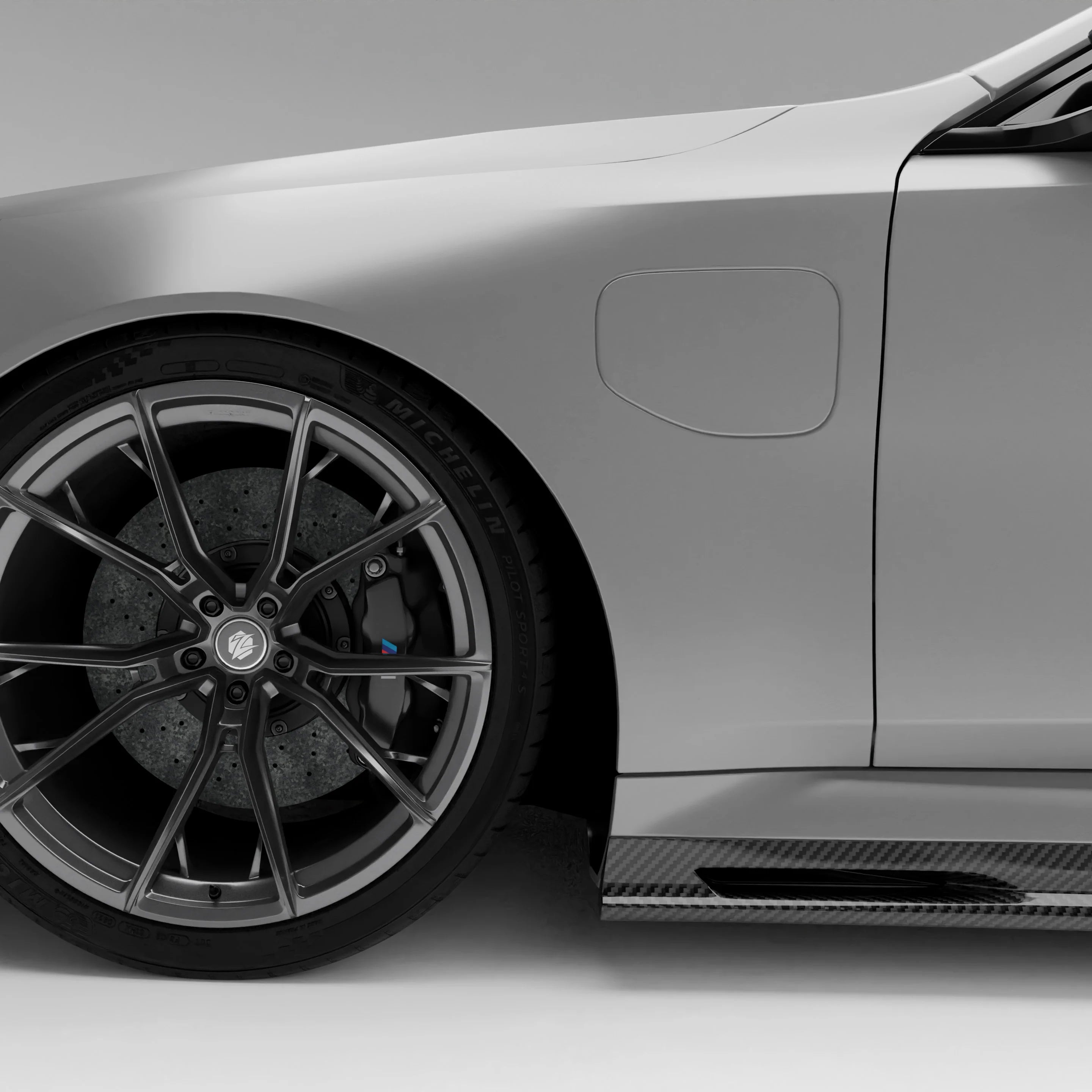 BMW RZ-S Pre-Preg Carbon Fiber Side Skirts for G90/G99 M5
