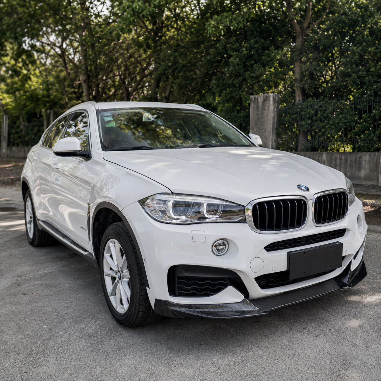 BMW Carbon Fiber Performance Style Front Splitter for X6 F16 M Sport