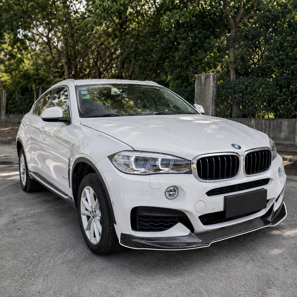 BMW Carbon Fiber Performance Style Front Splitter for X6 F16 M Sport