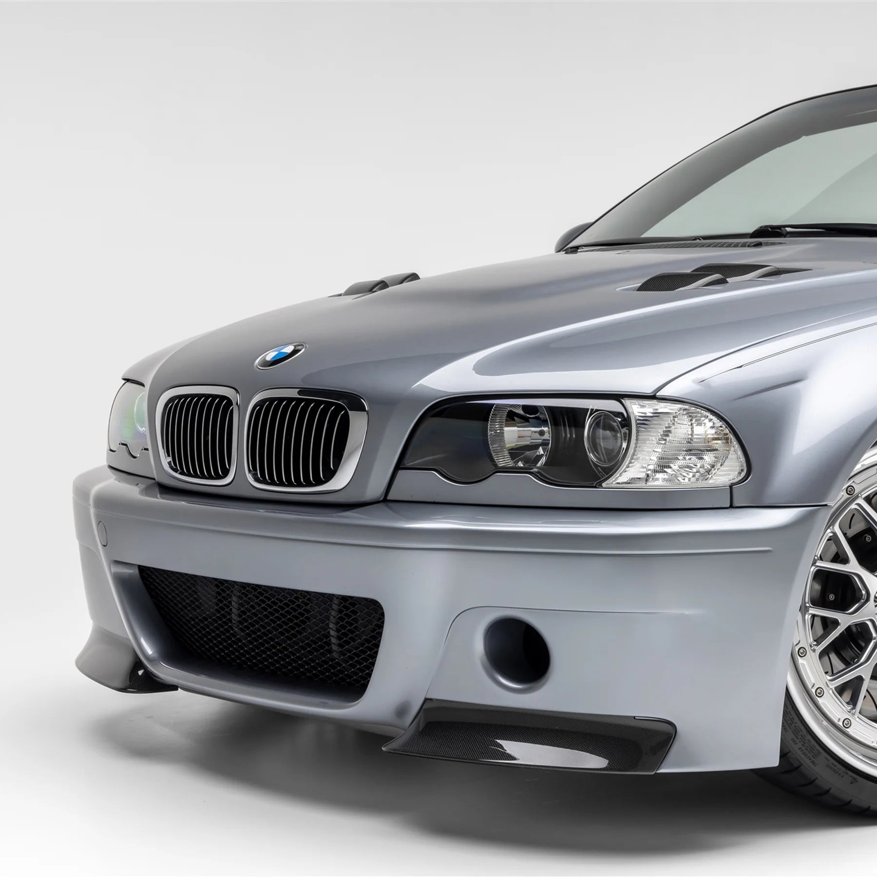BMW Carbon Fiber & FRP CSL Style Front Bumper for E46 M3 Coupe