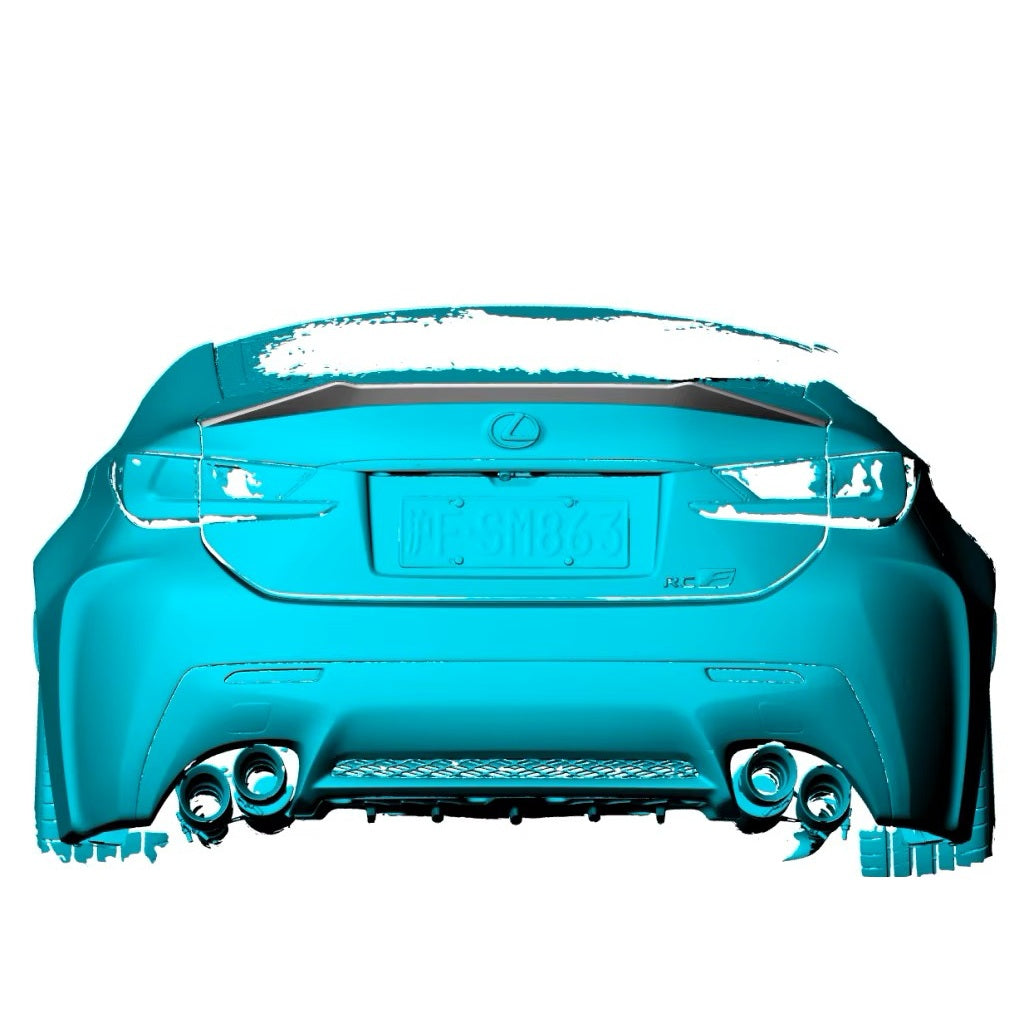 Lexus Carbon Fiber V Style Rear Spoiler for RC-F (2015-2018)