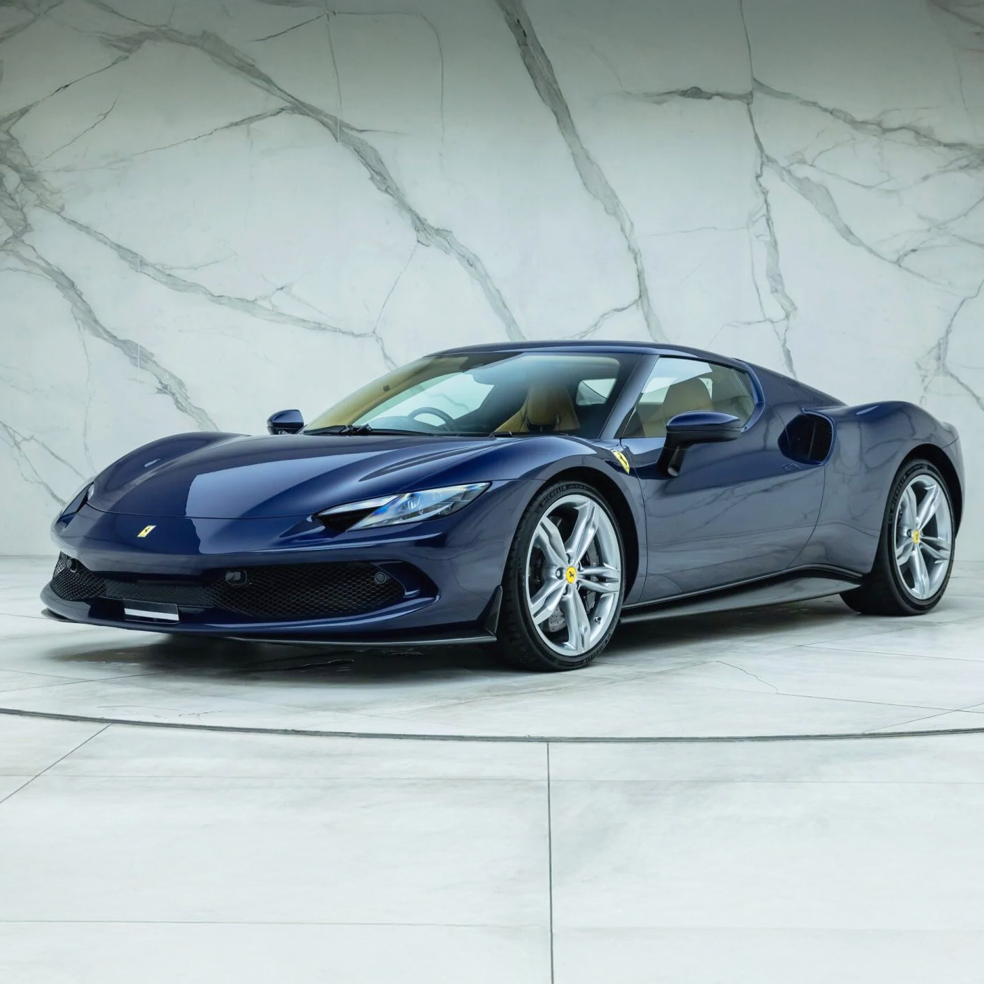 Ferrari Pre-Preg Carbon Fiber OEM Style Front Splitters for 296 GTB & GTS