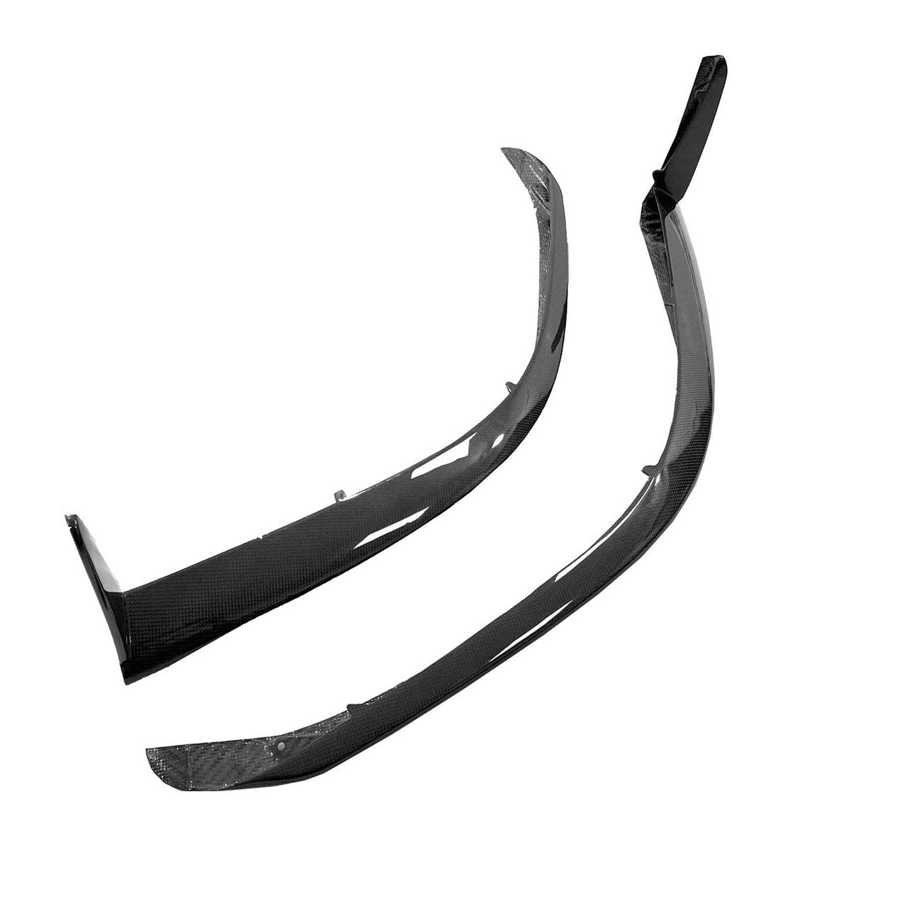 Ferrari Pre-Preg Carbon Fiber OEM Style Front Splitters for 296 GTB & GTS