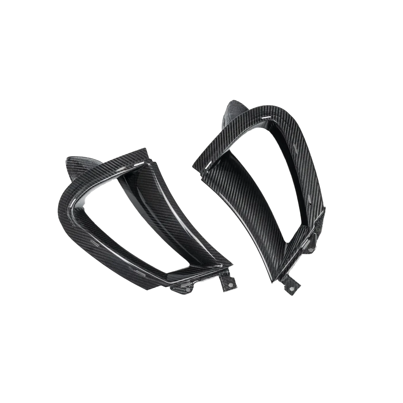 McLaren Pre-Preg Carbon Fiber Ryft Style Front Splitter & Air Vent Trim for 720S