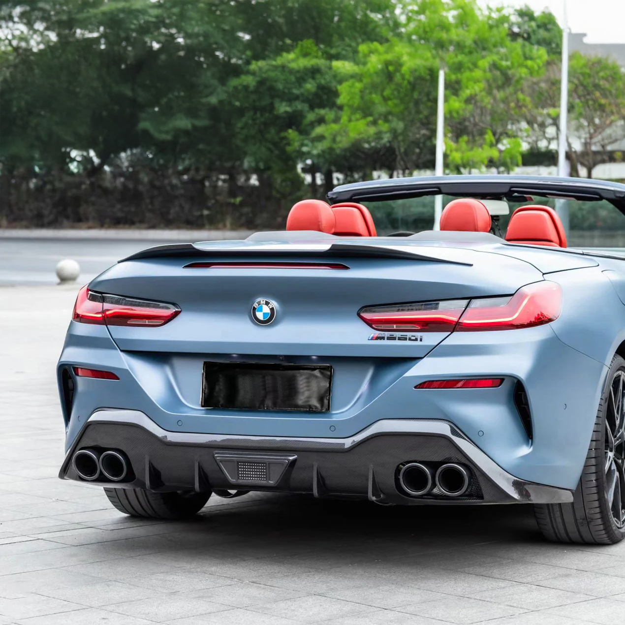 BMW Pre-Preg Carbon Fiber AC Style Rear Spoiler for G14/G16 8 Series & F91/F93 M8