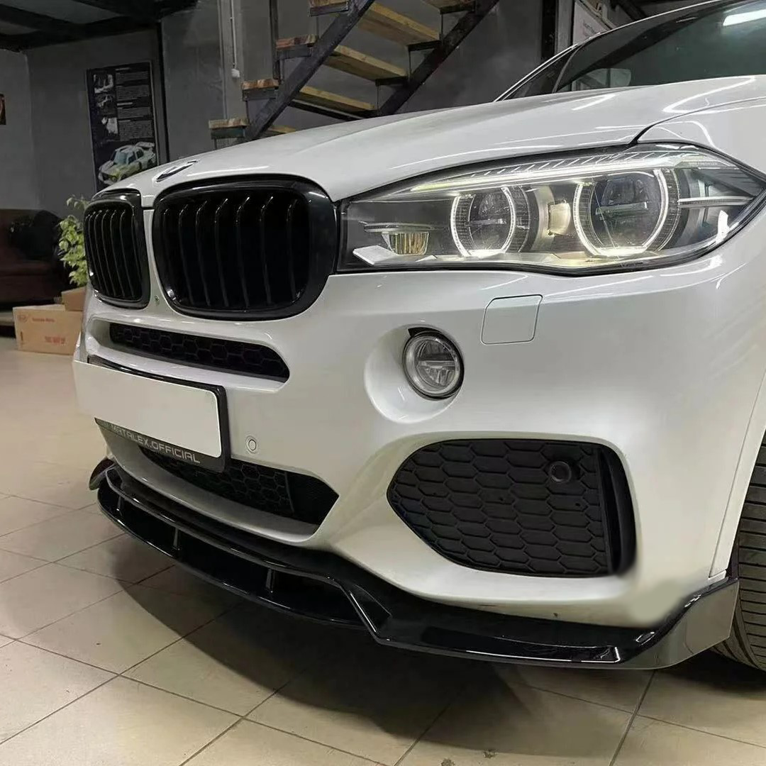 BMW Gloss Black M Performance Style Front Splitter for F15 X5 Series