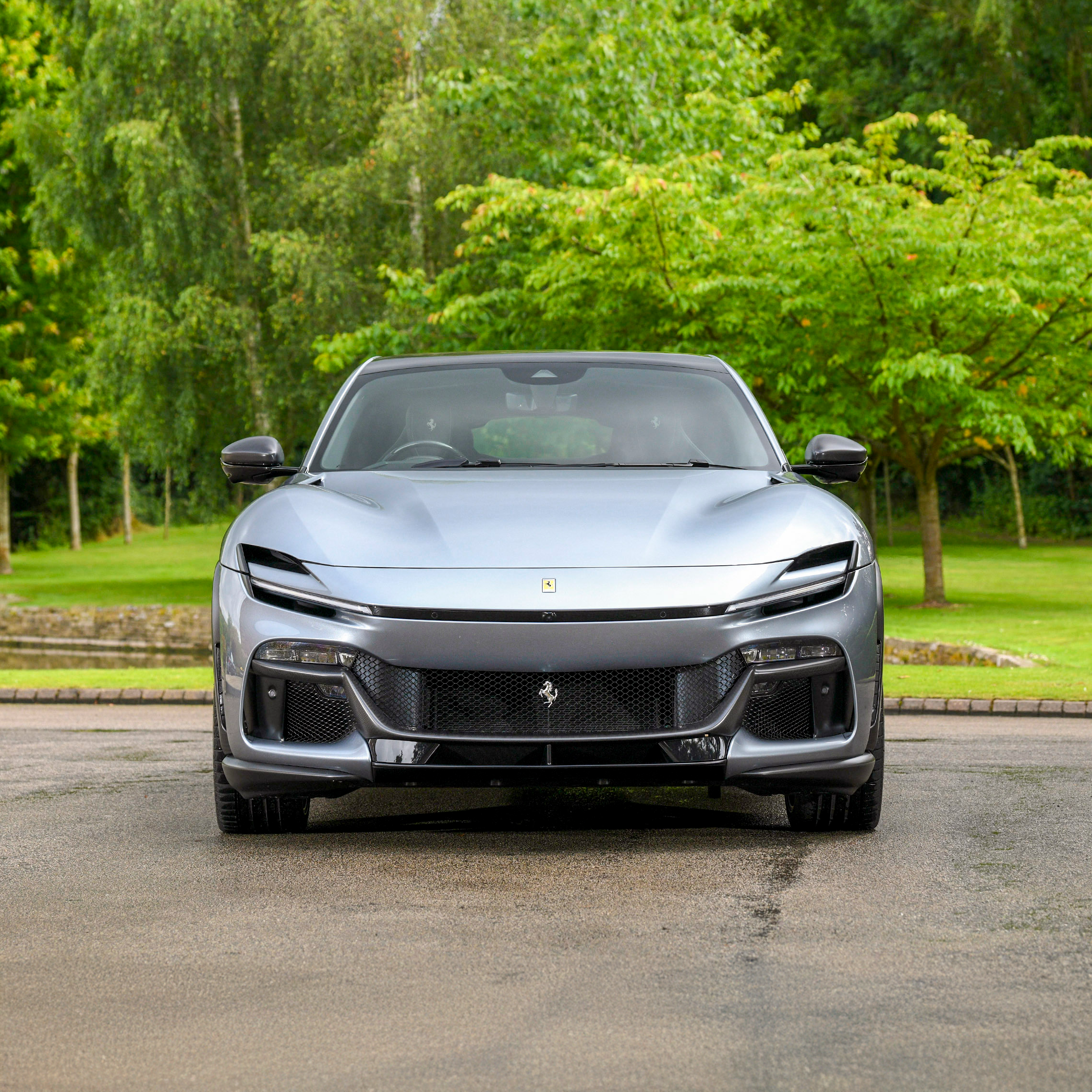 Ferrari Pre-Preg Carbon Fiber OEM Style Front Splitter for Purosangue