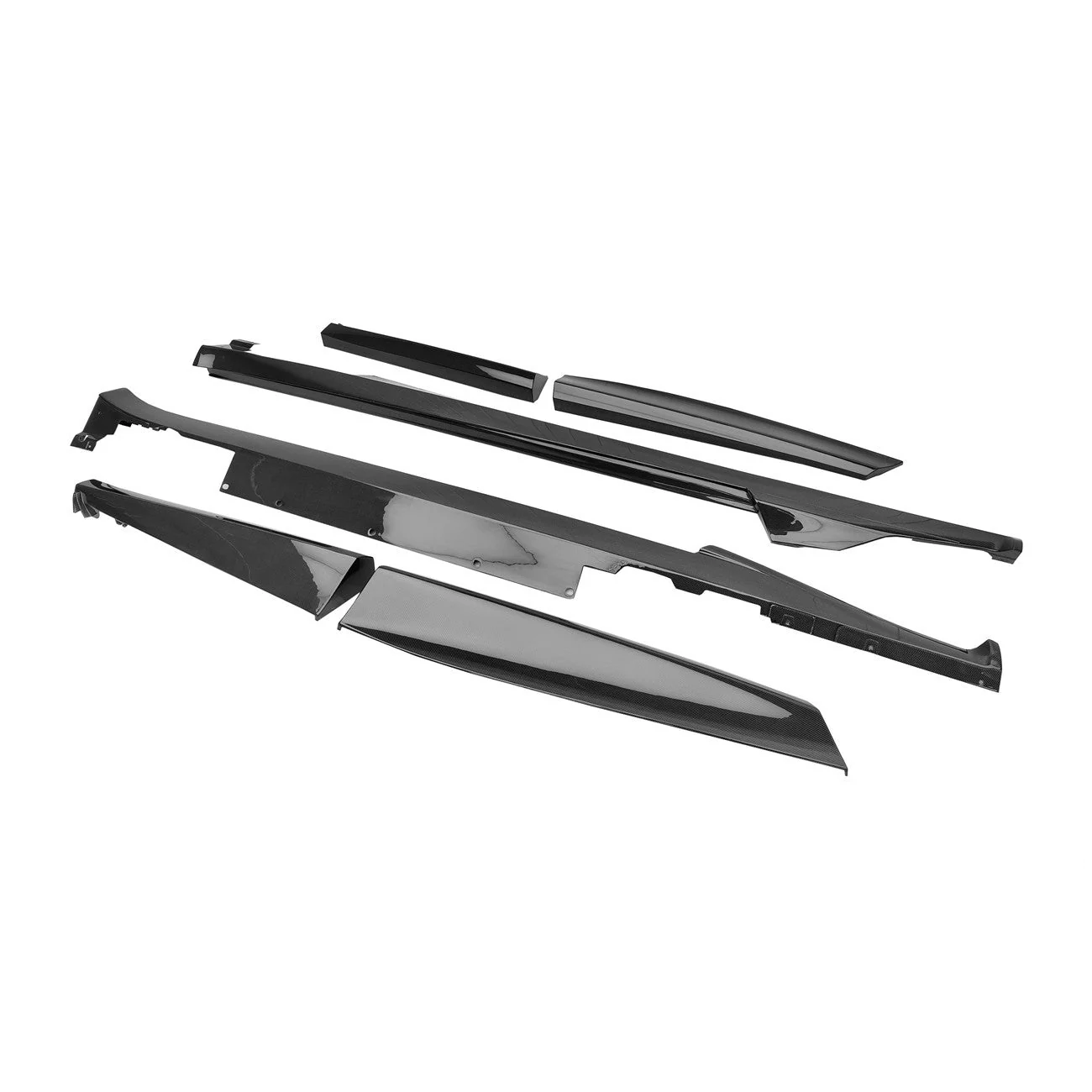 Ferrari Pre-Preg Carbon Fiber OEM Style Side Skirts for Purosangue