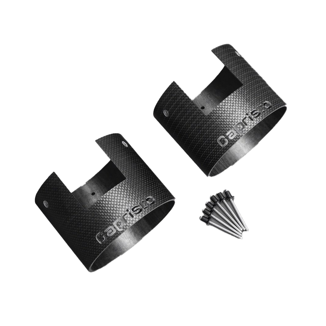 Ferrari Pre-Preg Carbon Fiber Capristo Style Exhaust Tips for 488 GTB & GTS