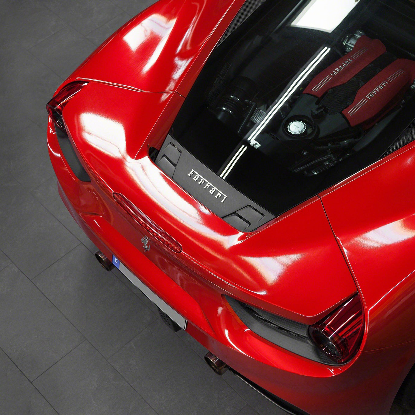 Ferrari Pre-Preg Carbon Fiber Rear Air Guide for 488 GTB & GTS