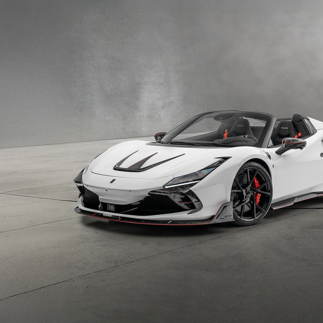 Ferrari Pre-Preg Carbon Fiber Mansory Style Front Splitter for F8