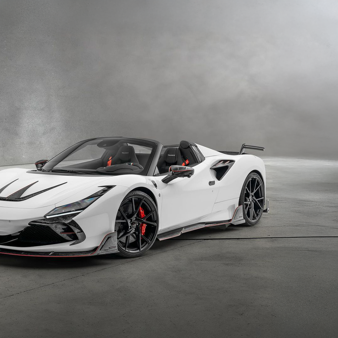 Ferrari Pre-Preg Carbon Fiber Mansory Style Side Skirts for F8