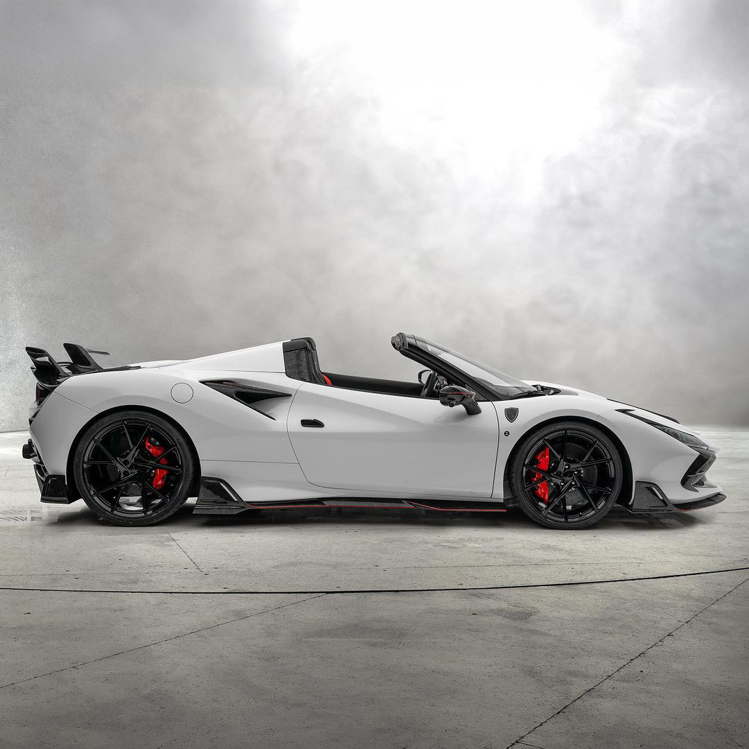 Ferrari Pre-Preg Carbon Fiber Mansory Style Side Skirts for F8