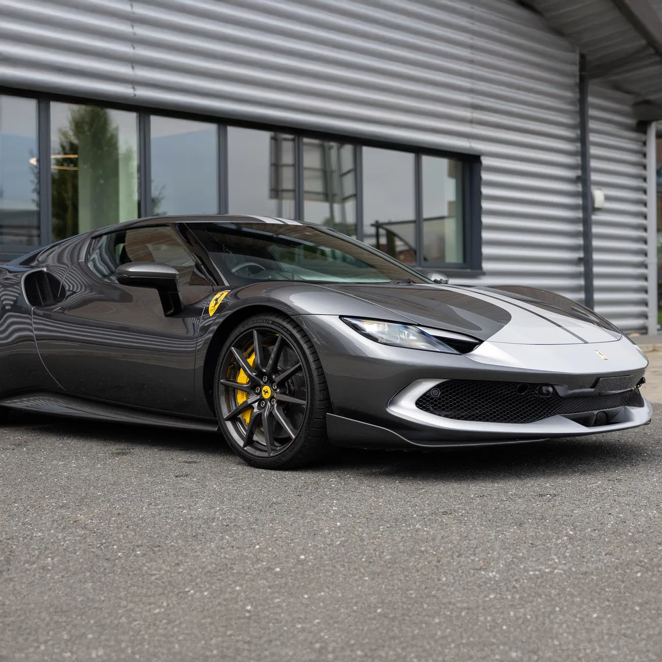 Ferrari Pre-Preg Carbon Fiber OEM Style Side Skirts for 296 GTB & GTS