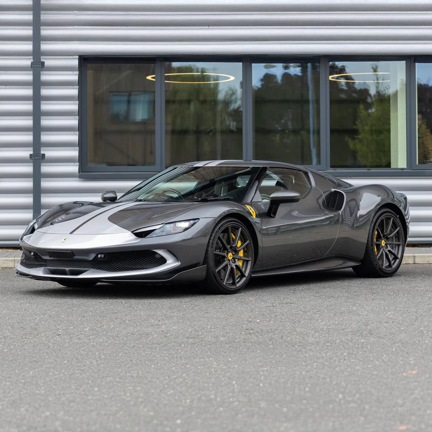 Ferrari Pre-Preg Carbon Fiber OEM Style Side Skirts for 296 GTB & GTS