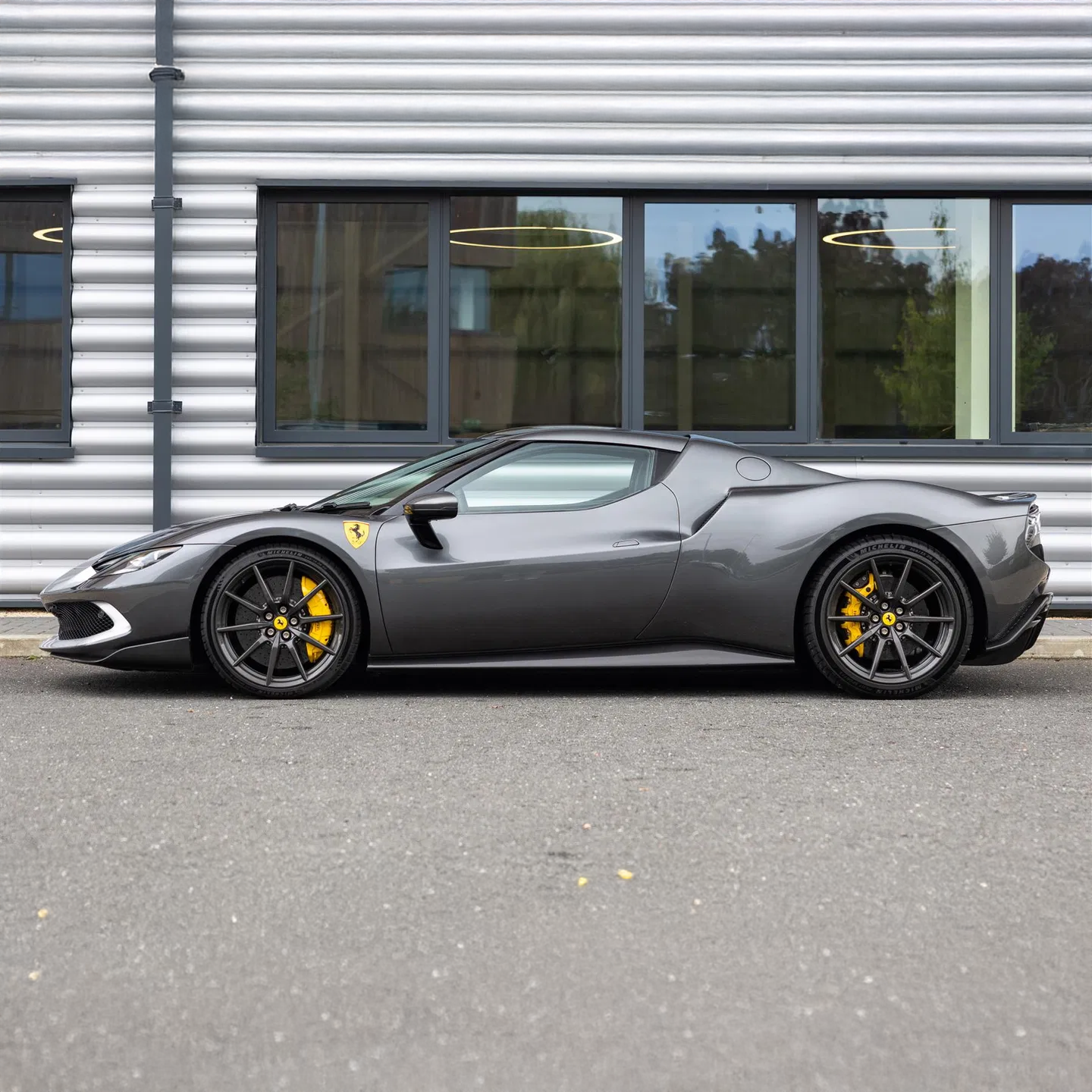 Ferrari Pre-Preg Carbon Fiber OEM Style Side Skirts for 296 GTB & GTS