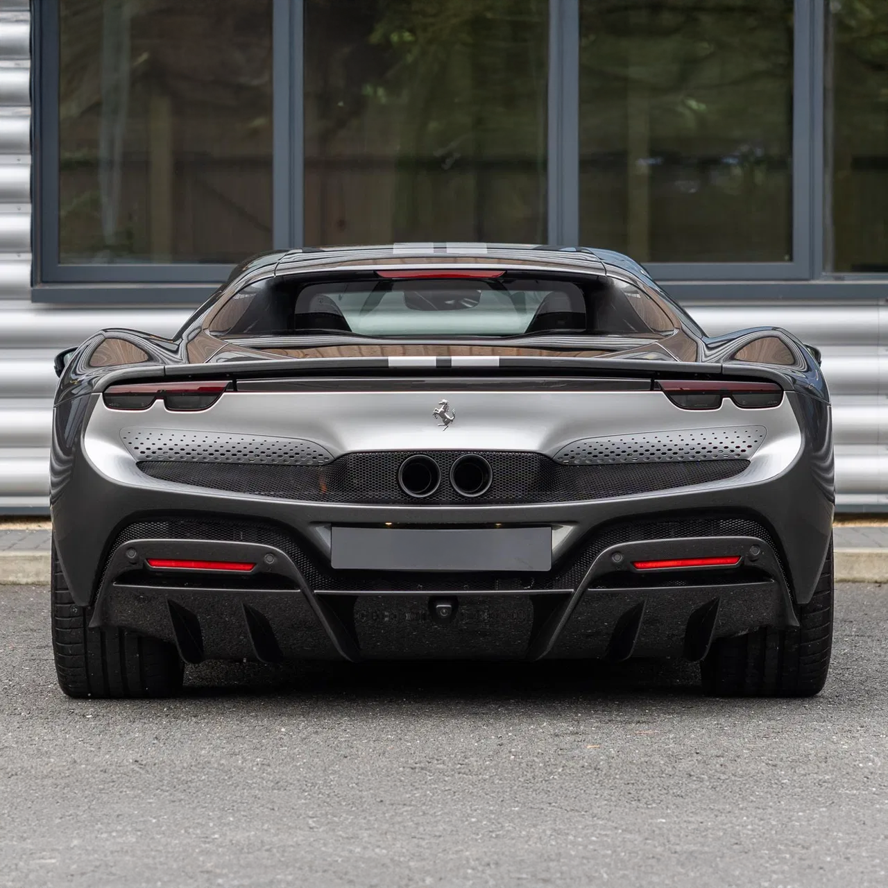 Ferrari Pre-Preg Carbon Fiber OEM Style Rear Diffuser for 296 GTB & GTS