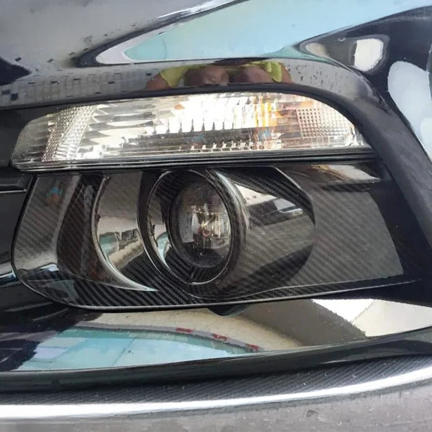 Ford Carbon Fiber Front Fog Lamp Covers for Mustang 2015-2017