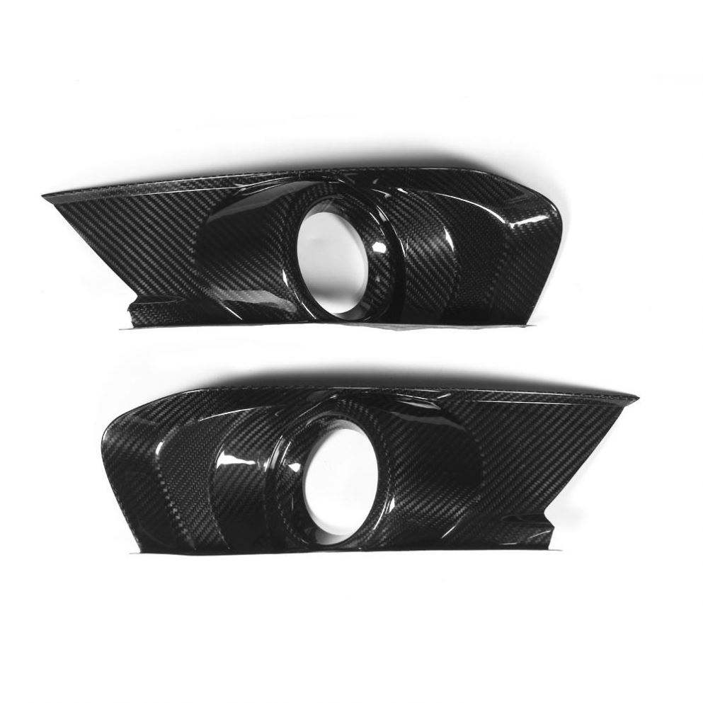 Ford Carbon Fiber Front Fog Lamp Covers for Mustang 2015-2017