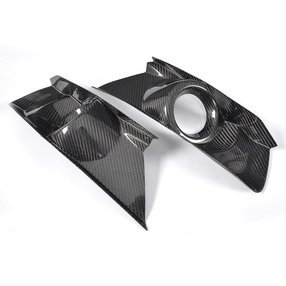 Ford Carbon Fiber Front Fog Lamp Covers for Mustang 2015-2017