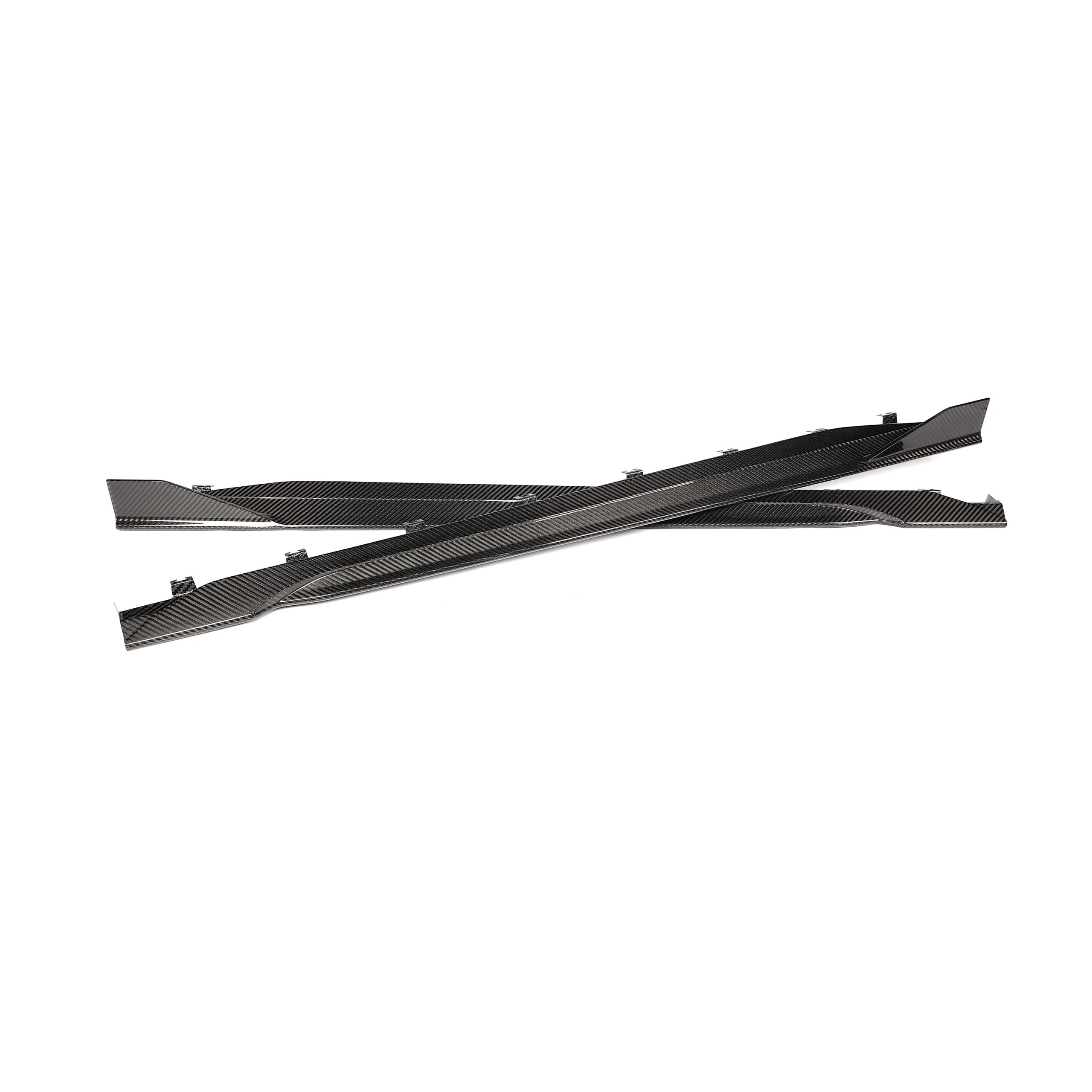Ford Carbon Fiber JCP Style Side Skirts for Mustang S650