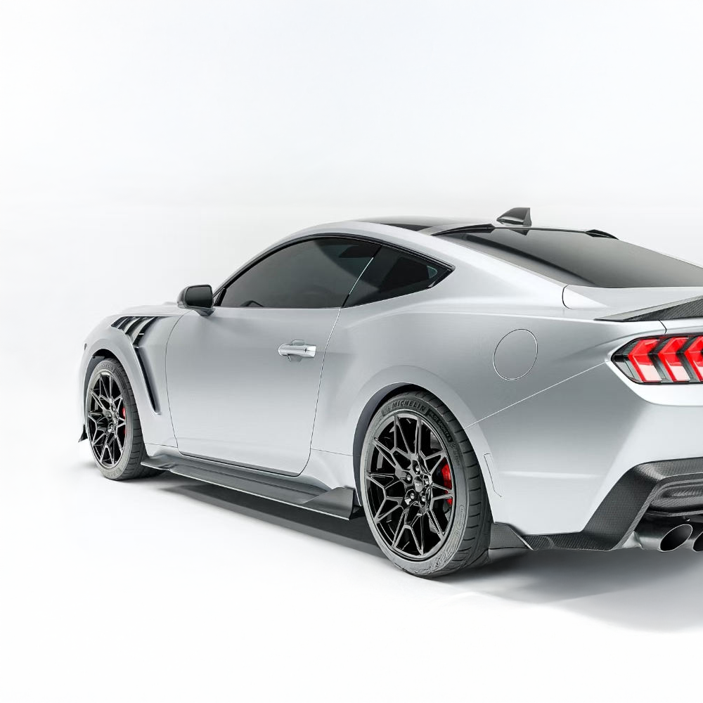 Ford Carbon Fiber JCP Style Side Skirts for Mustang S650