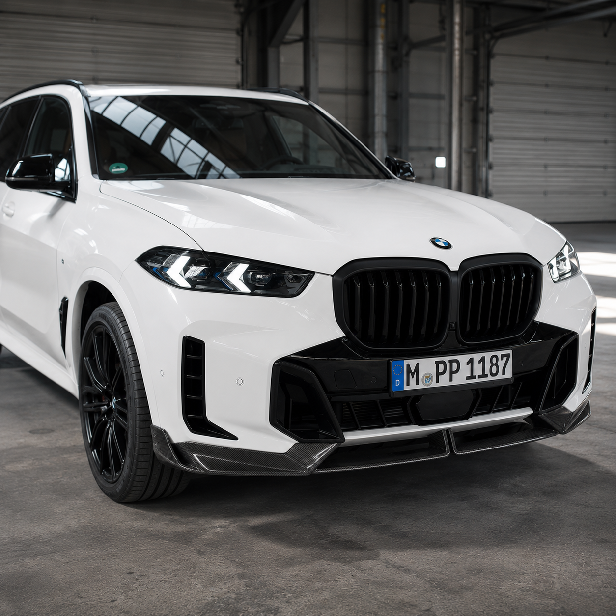BMW Pre-Preg Carbon Fiber M Performance Style Front Splitter for G05 X5 LCI