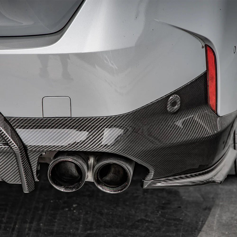 BMW SooQoo Pre-Preg Carbon Fiber Rear Side Diffusers for G42
