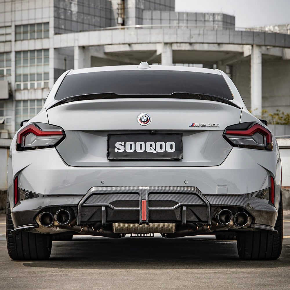 BMW SooQoo Pre-Preg Carbon Fiber Rear Side Diffusers for G42