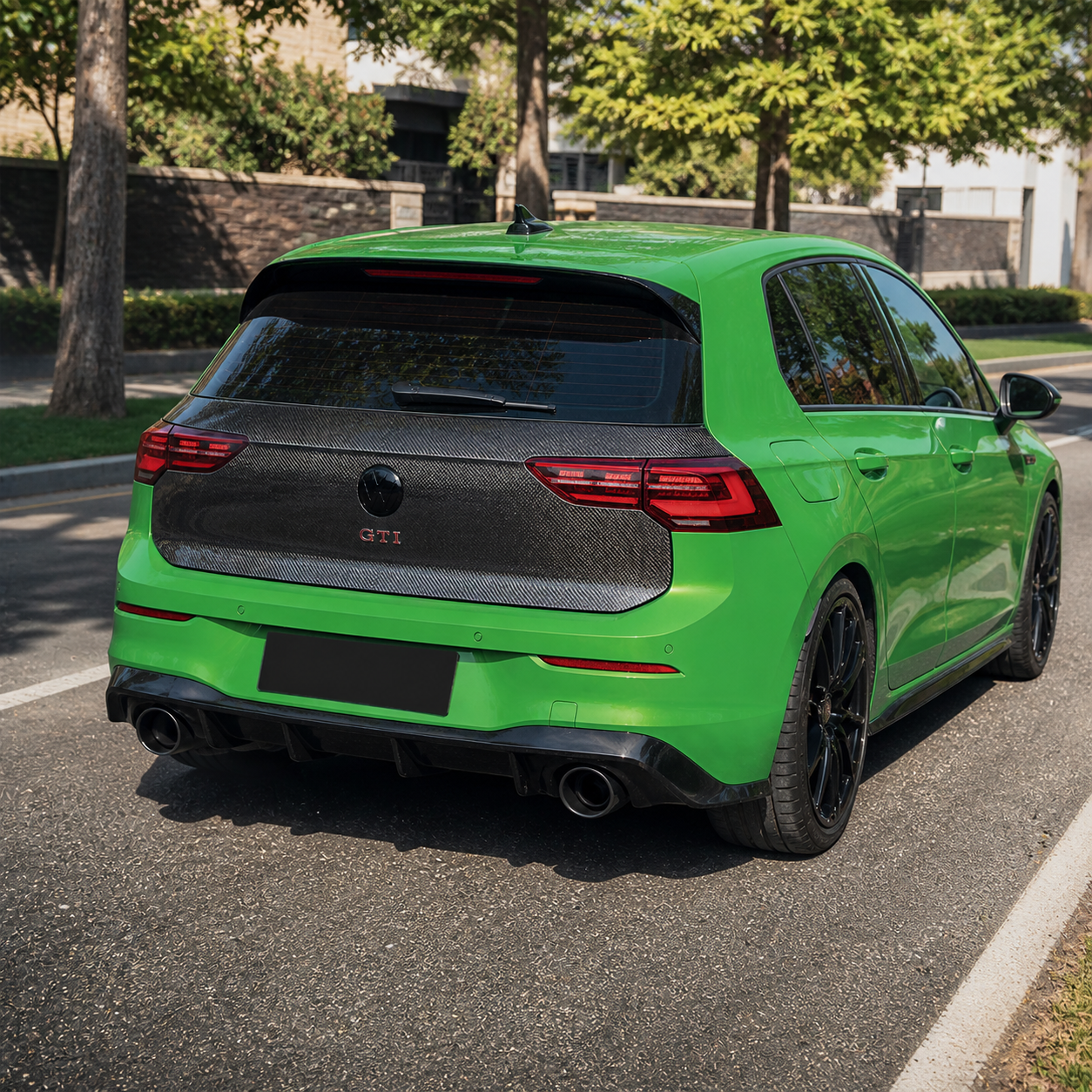 Volkswagen Carbon Fiber Rear Boot for Golf MK8