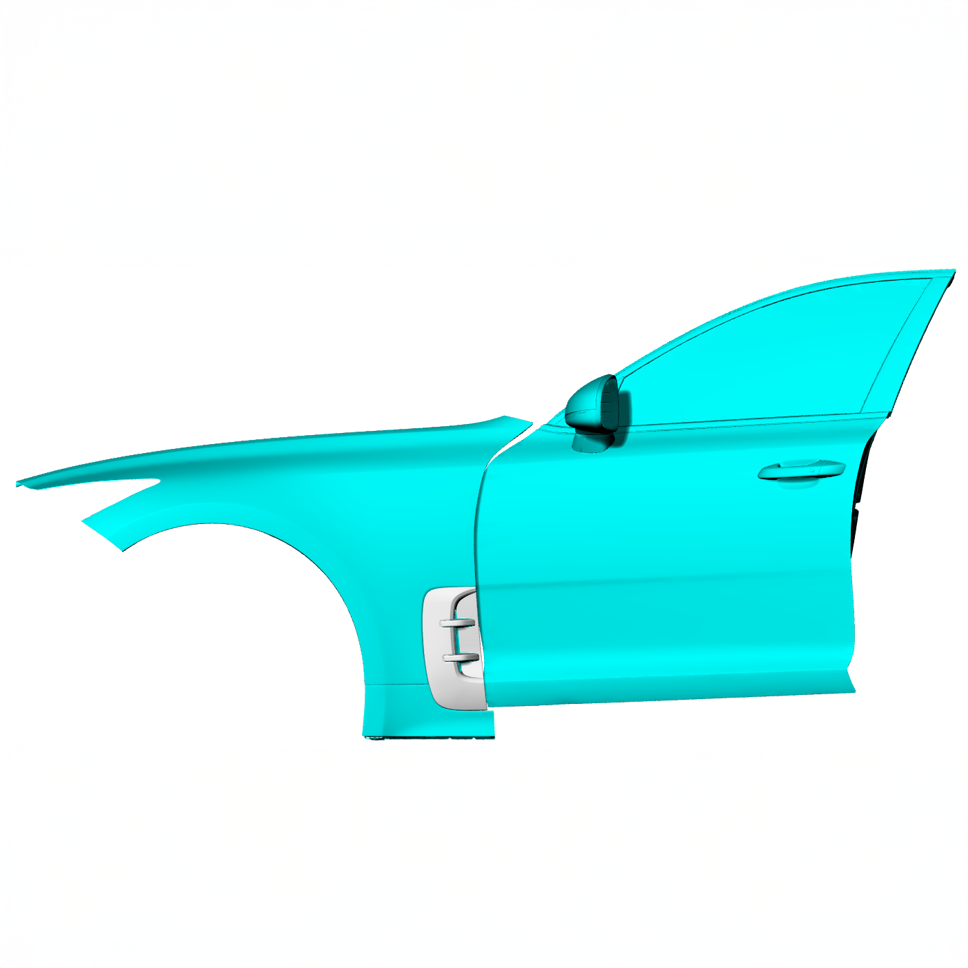 Kia Carbon Fiber Front Fender Vents for Stinger