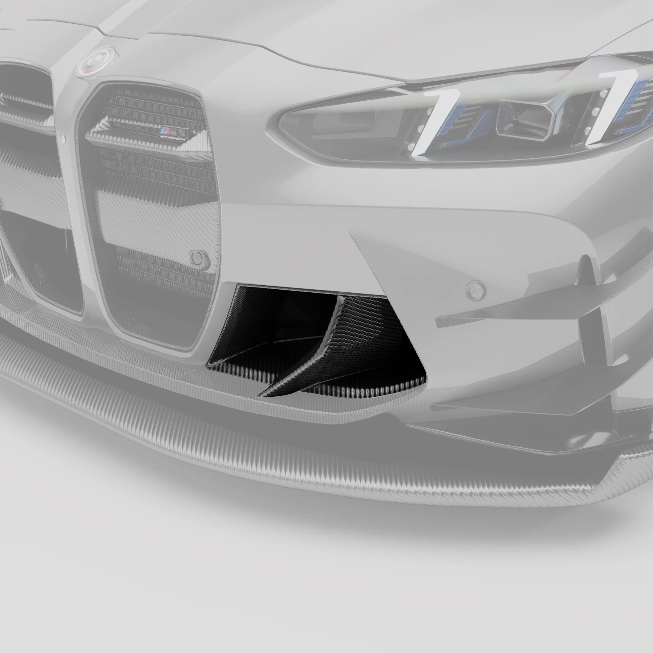 BMW RZ-R Pre-Preg Carbon Fiber Front Bumper Inlets for G80/G81 M3