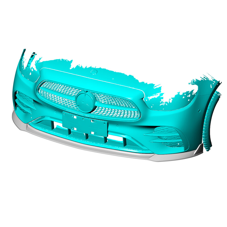 Mercedes Carbon Fiber Mansory Style Front Splitter for W213 FL