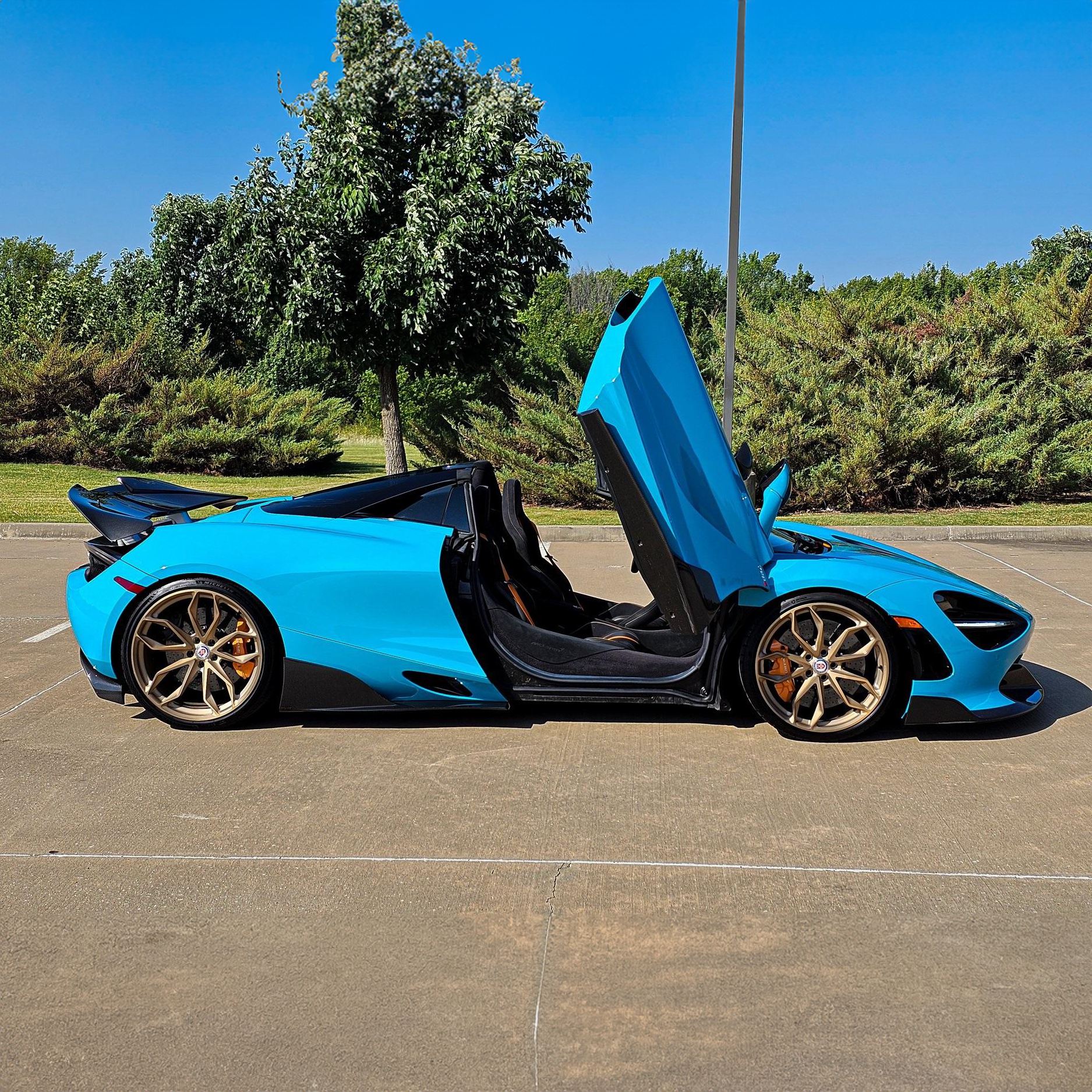 McLaren Pre-Preg Carbon Fiber Ryft Style Side Skirts for 720S