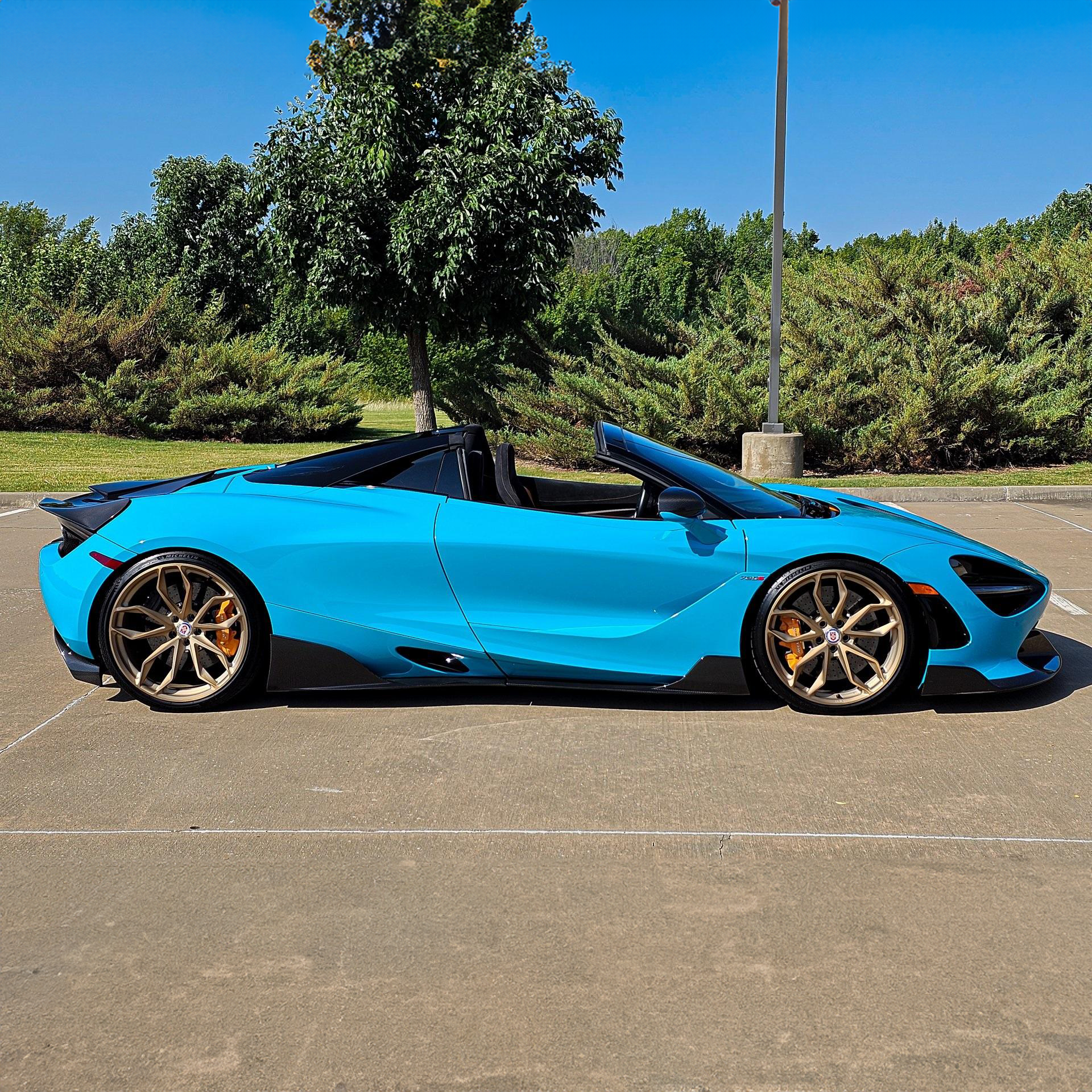 McLaren Pre-Preg Carbon Fiber Ryft Style Side Skirts for 720S