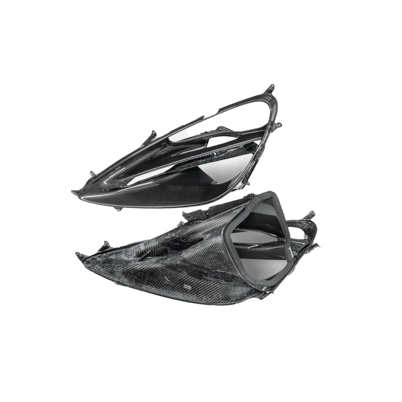 McLaren Pre-Preg Carbon Fiber Headlight Trim for 720S