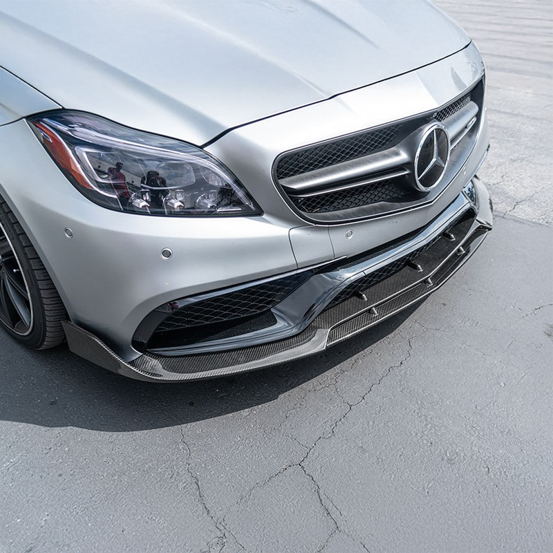 Mercedes Carbon Fiber Brabus Style Front Splitter for W218 CLS63 FL