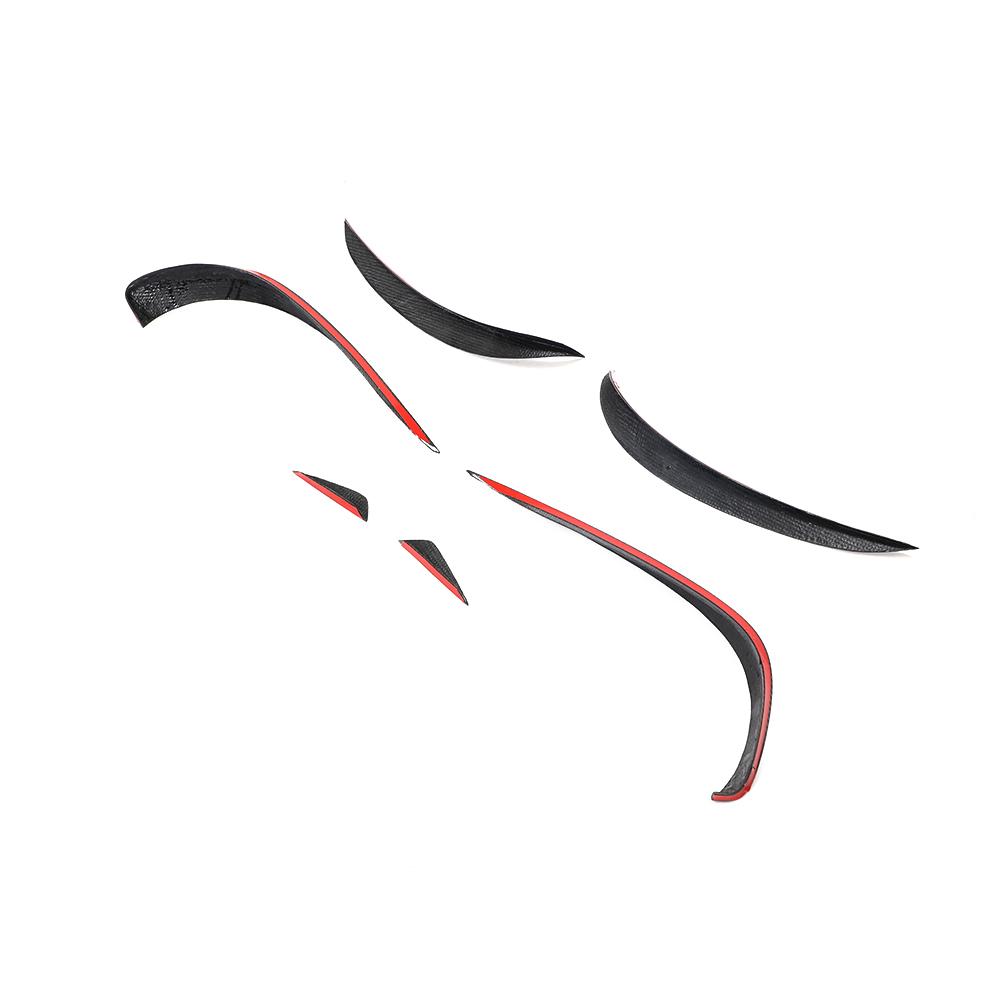 Mercedes Carbon Fiber Front Bumper Trim Canards for W218 CLS Class FL