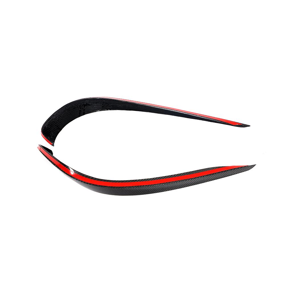 Mercedes Carbon Fiber Front Bumper Trim Canards for W218 CLS Class FL