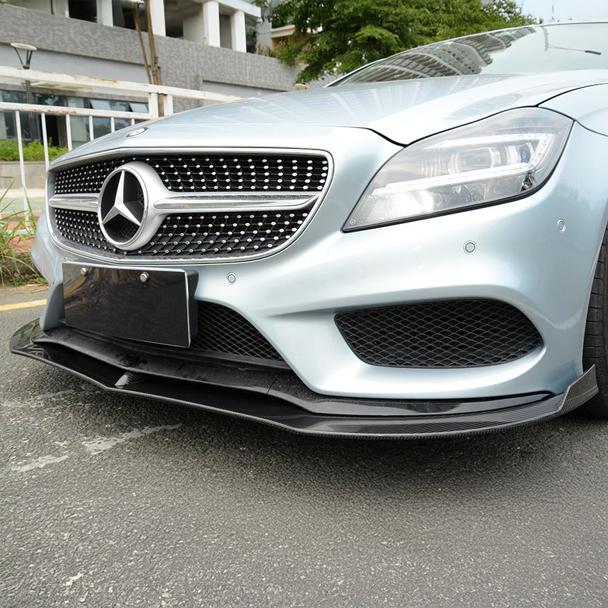 Mercedes Carbon Fiber FD Style Front Splitter W218 CLS Class FL