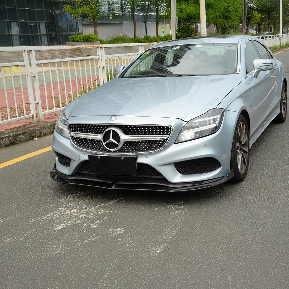 Mercedes Carbon Fiber FD Style Front Splitter W218 CLS Class FL