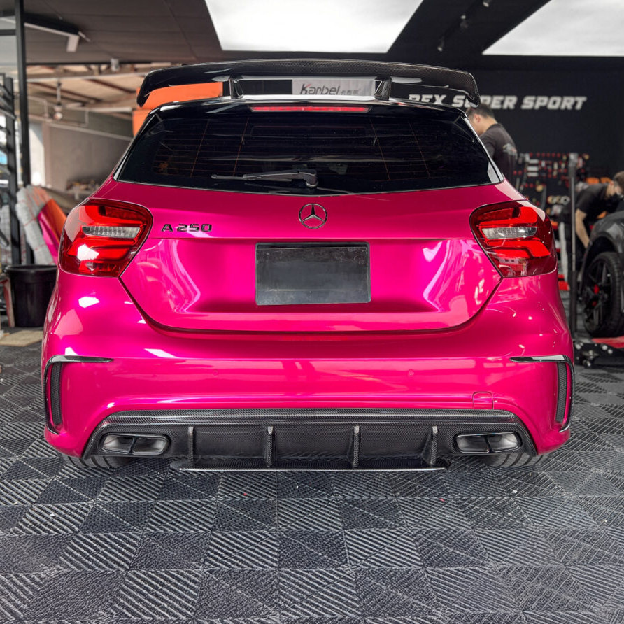 Mercedes Carbon Fiber AMG Style Rear Diffuser for W176 A Class