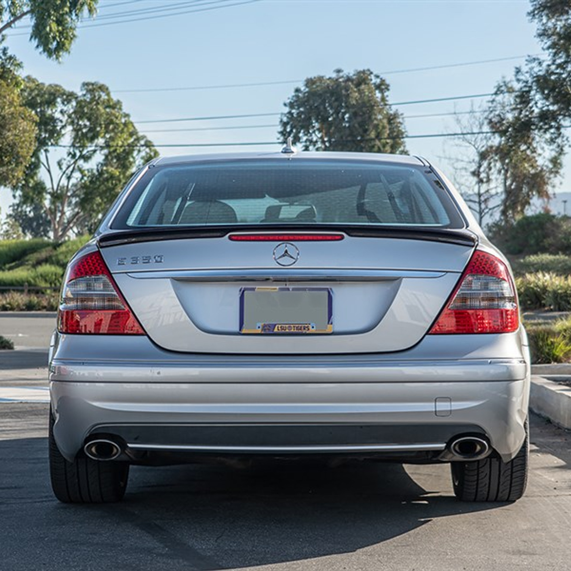Mercedes Carbon Fiber Rear Spoiler for W211 Sedan