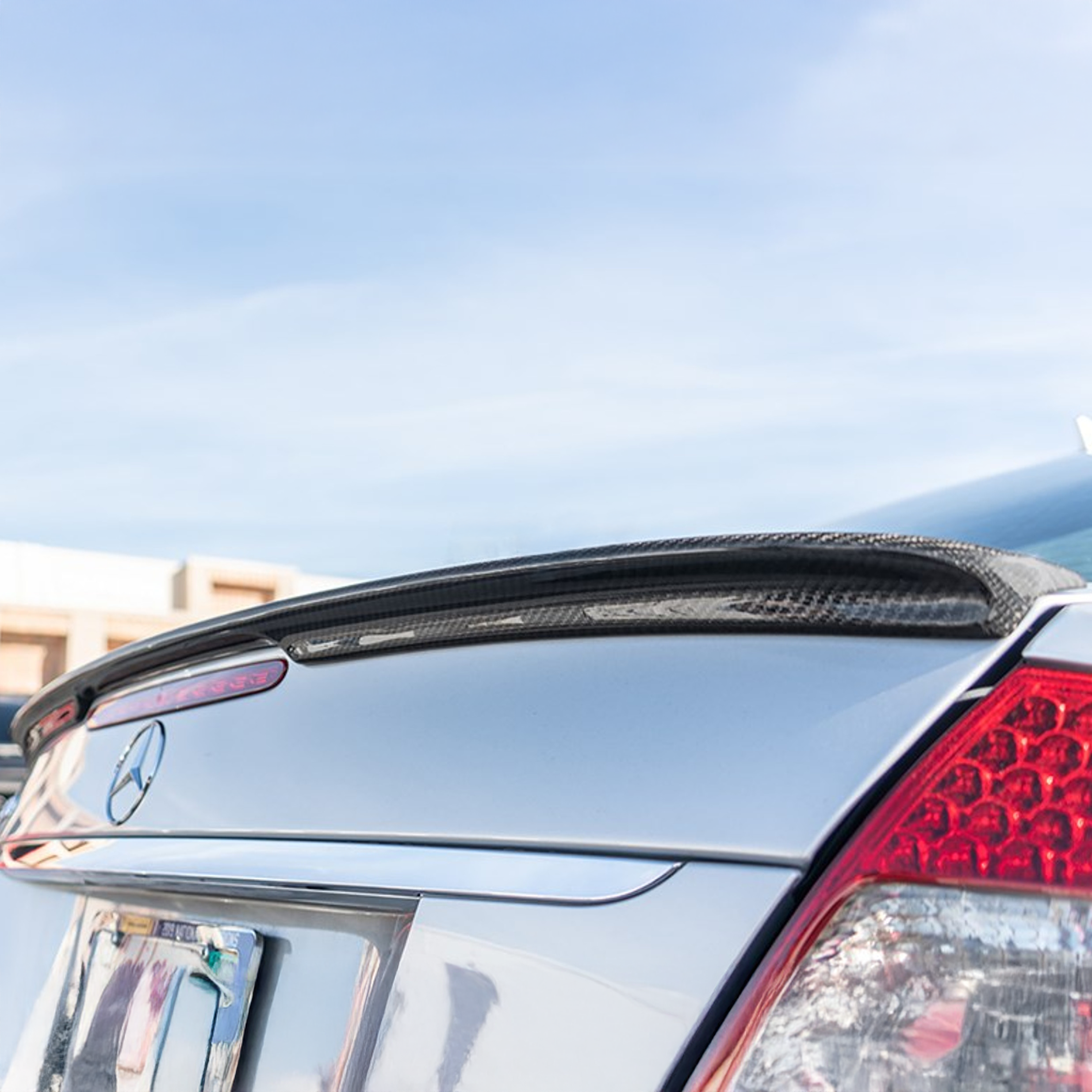 Mercedes Carbon Fiber Rear Spoiler for W211 Sedan