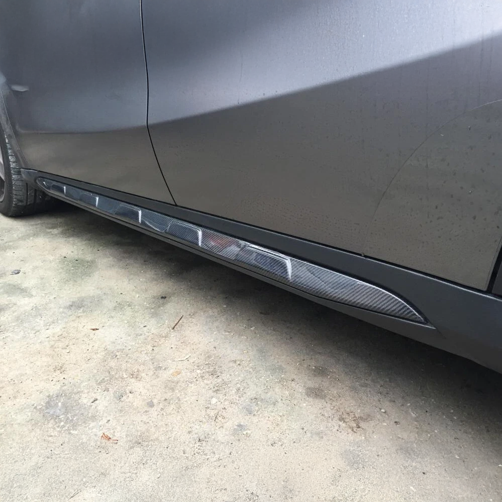 Mercedes Carbon Fiber OEM Style Side Skirts for X156 GLA Class PFL